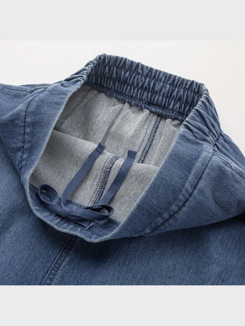 ユニクロ公式 | デニムジャージースカート（丈標準73.5～77.5㎝）