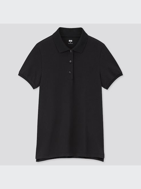 WOMEN'S STRETCH PIQUE SHORT SLEEVE POLO SHIRT UNIQLO PH
