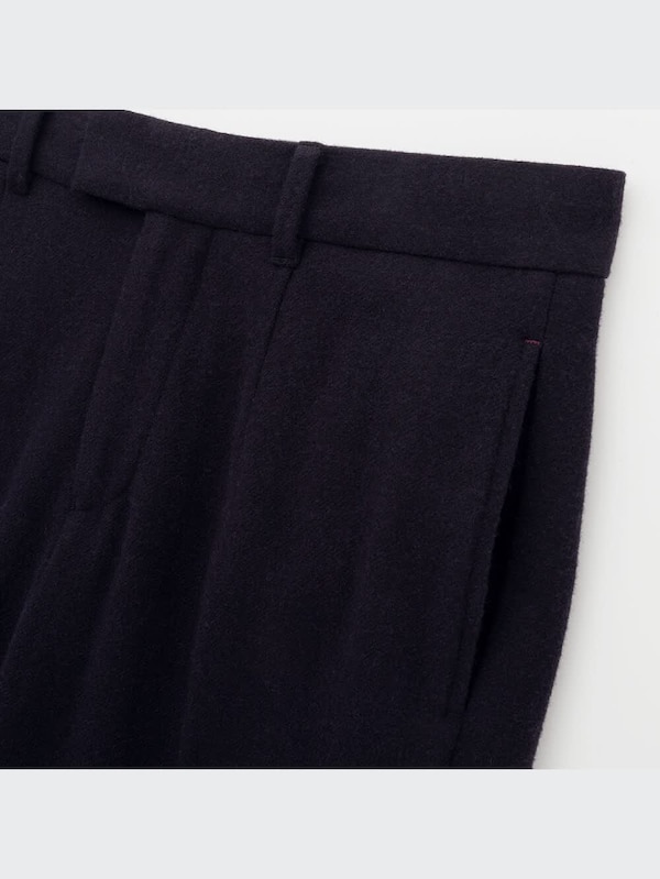 ソフトツイードワイドパンツ