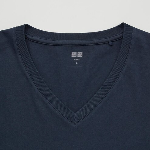 uniqlo supima cotton t shirt v neck