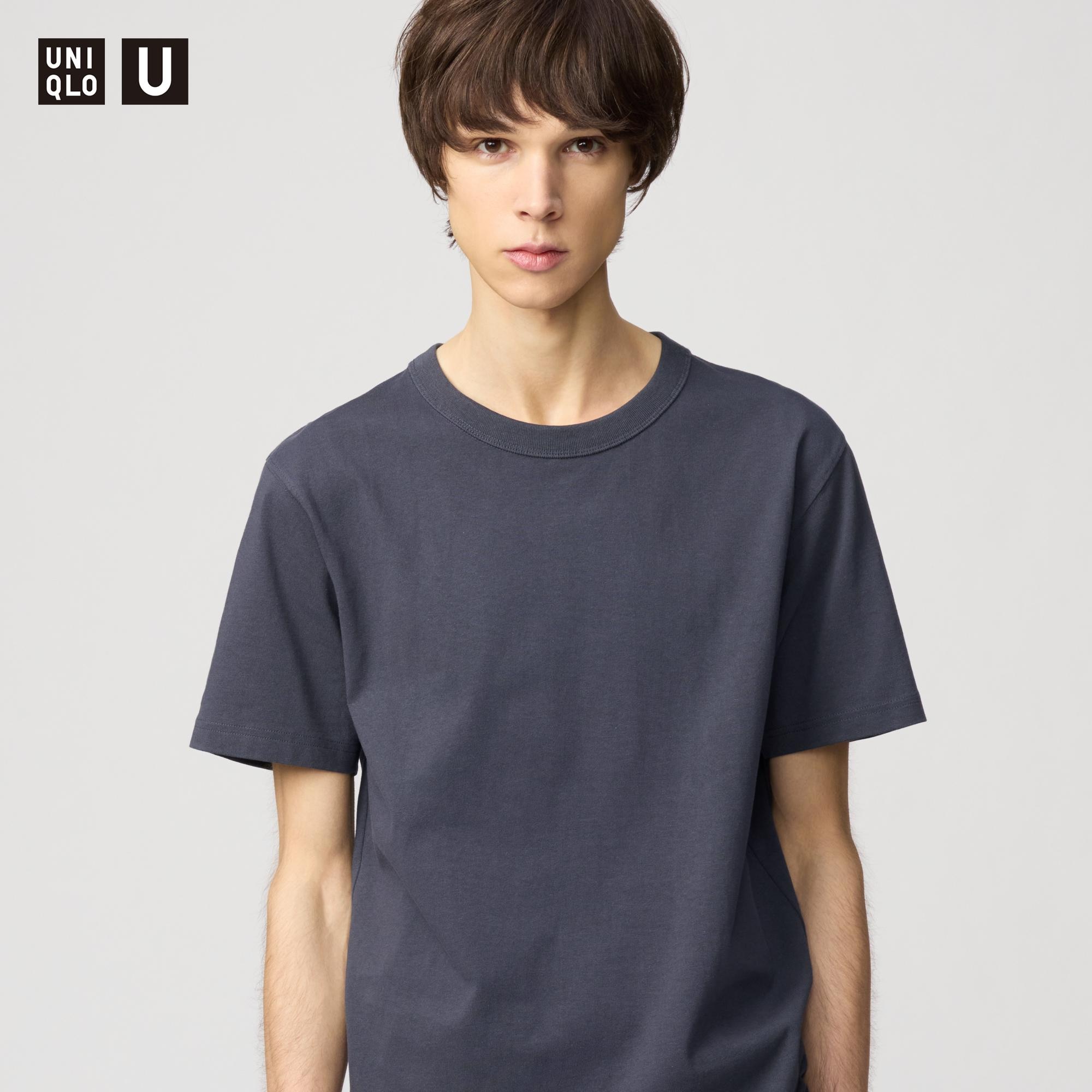 クルーネックTシャツ L グレー 1-