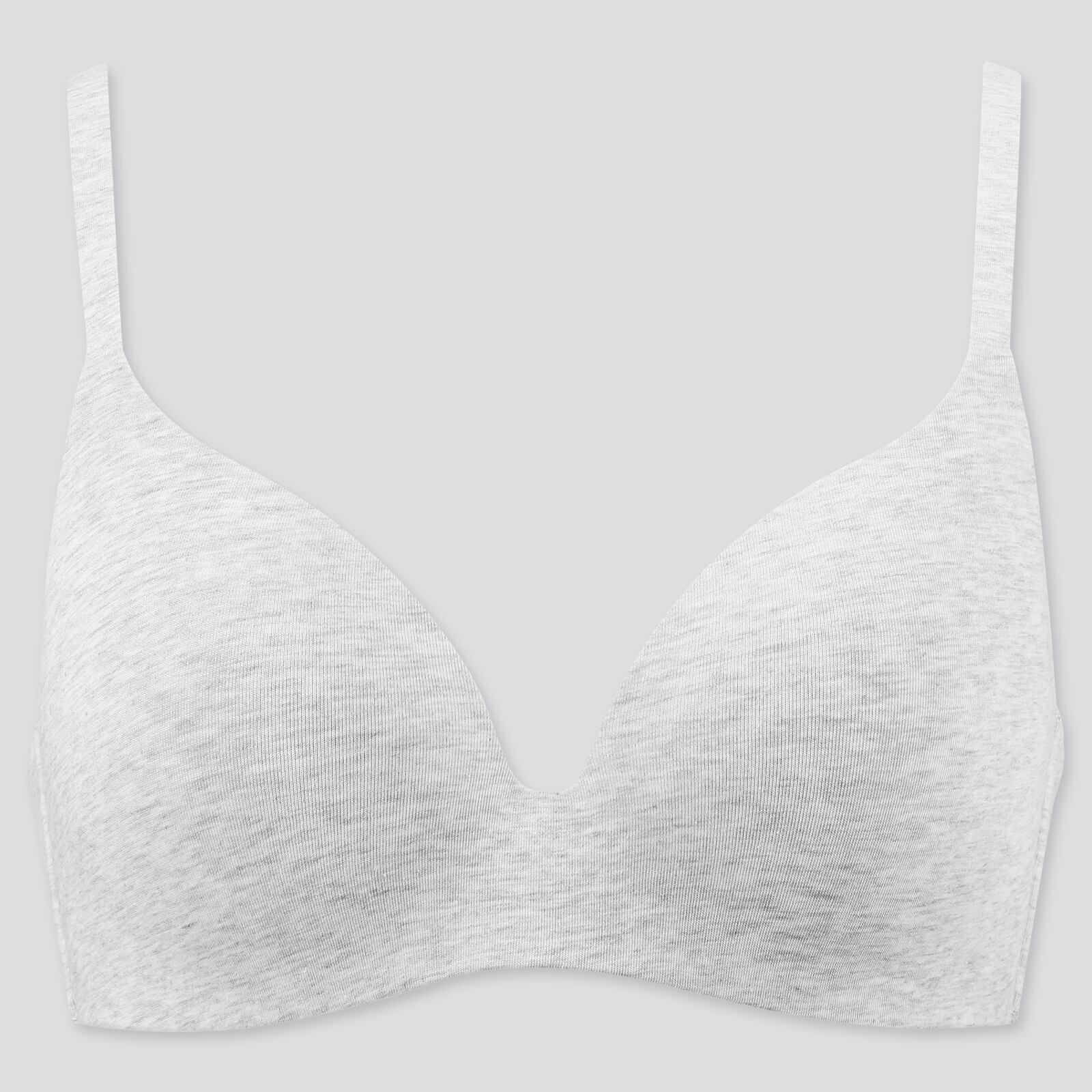 Women Beauty Light Wireless Bra Heather Uniqlo Us