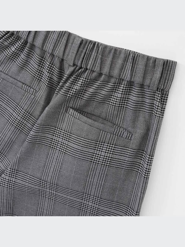 ワイドストレートパンツ（ウールライク・丈長め73～75cm）