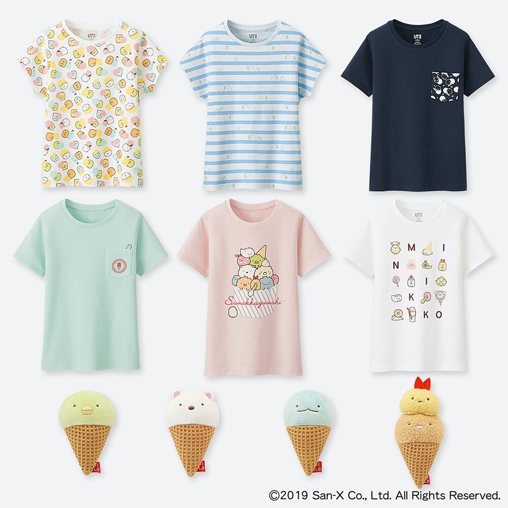 GIRLS すみっコぐらしUT（グラフィックTシャツ・半袖）コンプリートセットのサムネイル