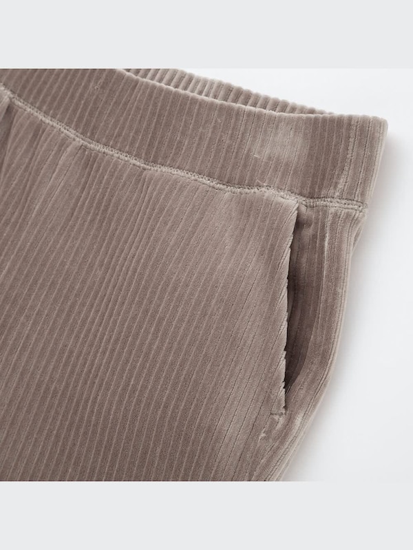 コーデュロイフレアパンツ（丈長め73.5～75.5cm）