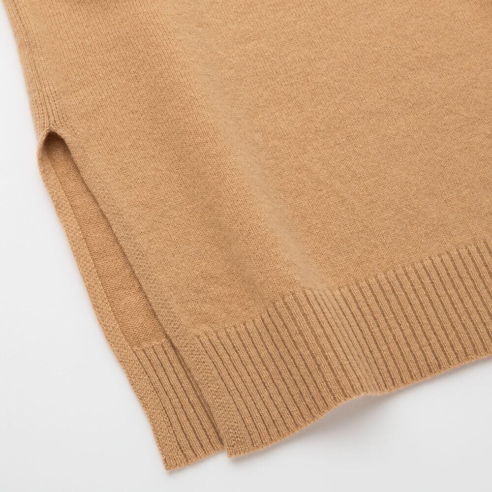 ウールブレンドハイネックスリットワンピース 長袖 Women ユニクロ