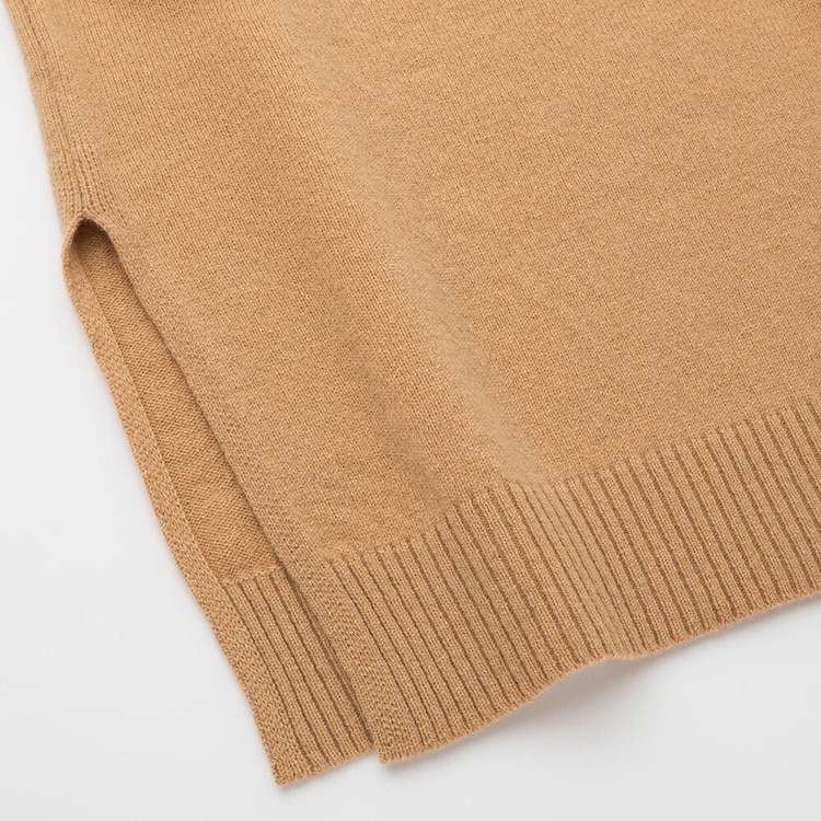 ウールブレンドハイネックスリットワンピース 長袖 Women ユニクロ