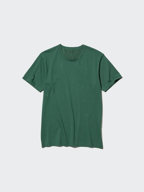 エアリズムコットンクルーネックTシャツ（半袖）