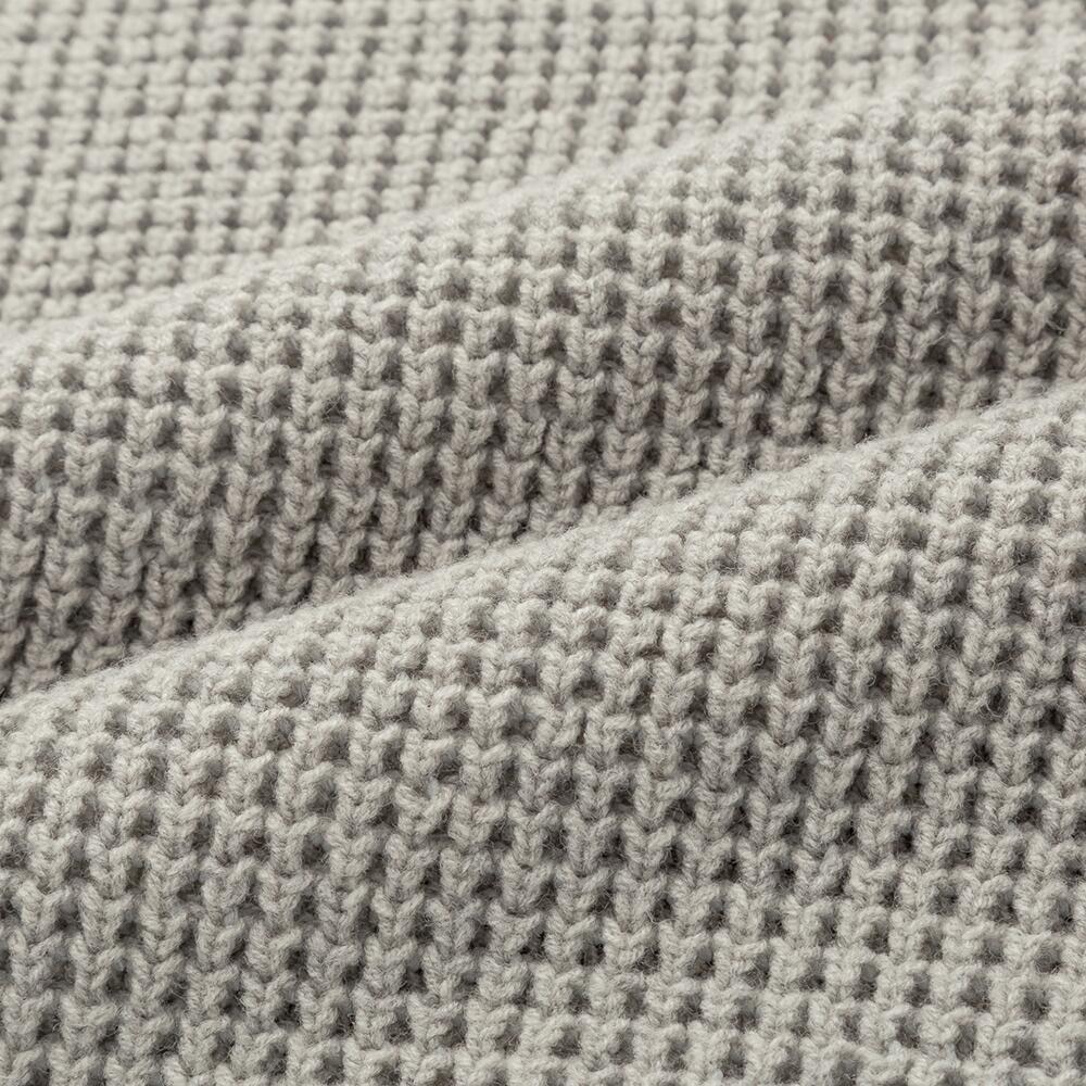 ミドルゲージワッフルクルーネックセーター 長袖 Men ユニクロ