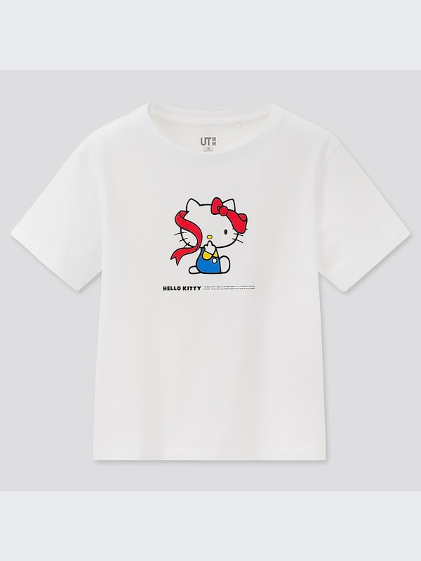 GIRLS ハローキティ T マーケット BY 吉田ユニ UT ハローキティ（グラフィックTシャツ・半袖・チュニック丈）