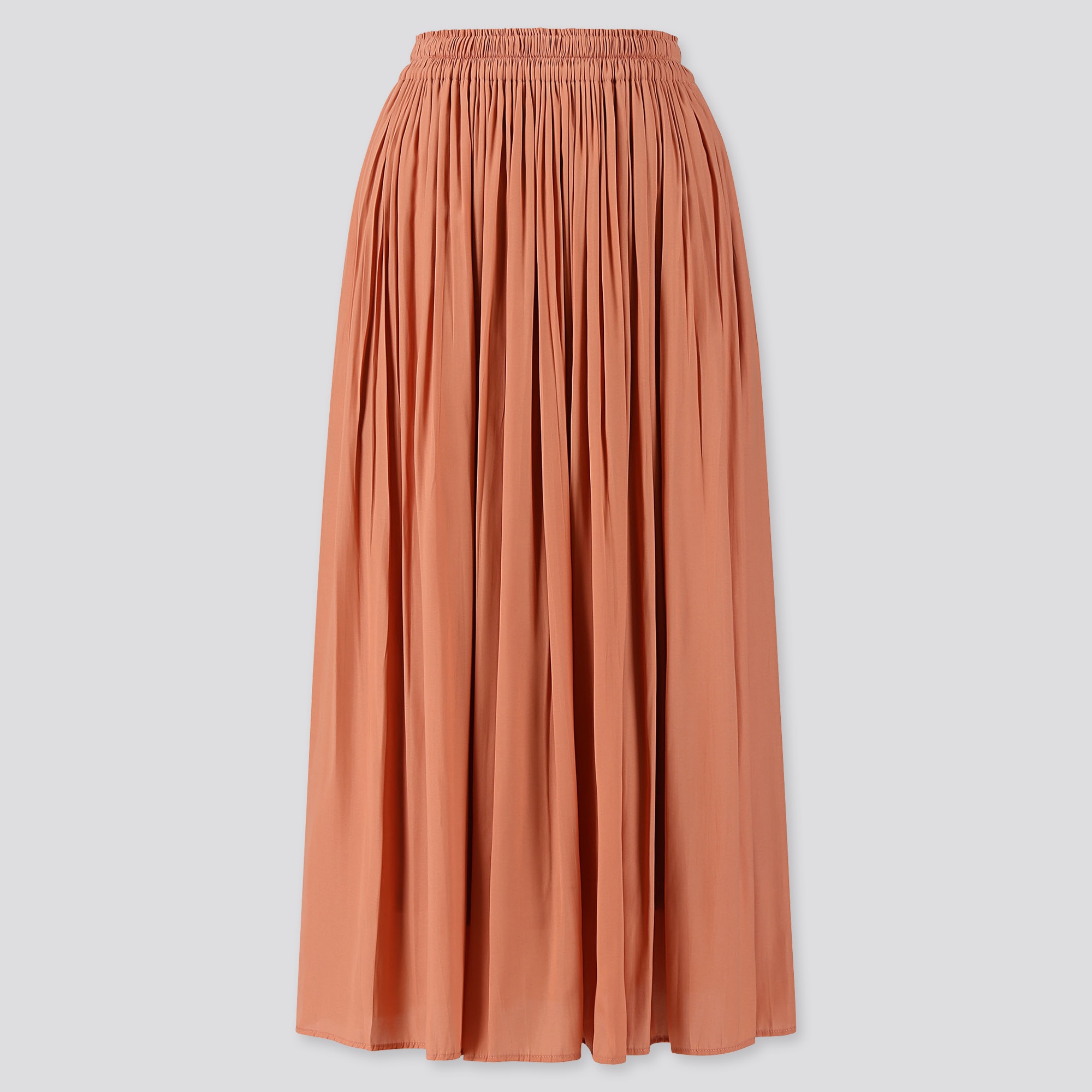 UNIQLO シフォンプリーツロングスカート（丈短め75～79cm） | StyleHint