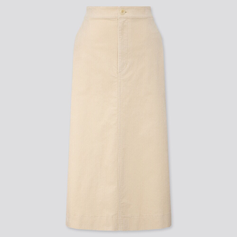コーデュロイロングスカート ハイウエスト 丈短め72 74cm Women ユニクロ