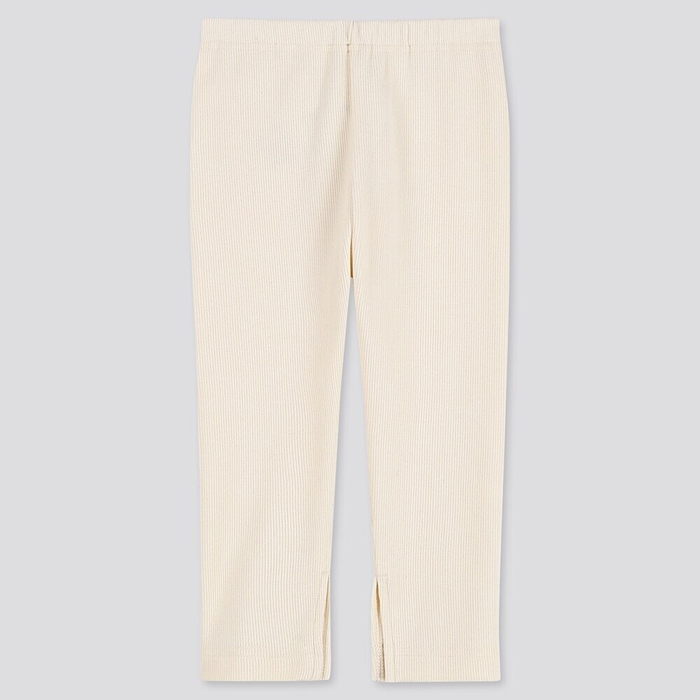 レギンス リブ スリット 9分丈 Baby ユニクロ