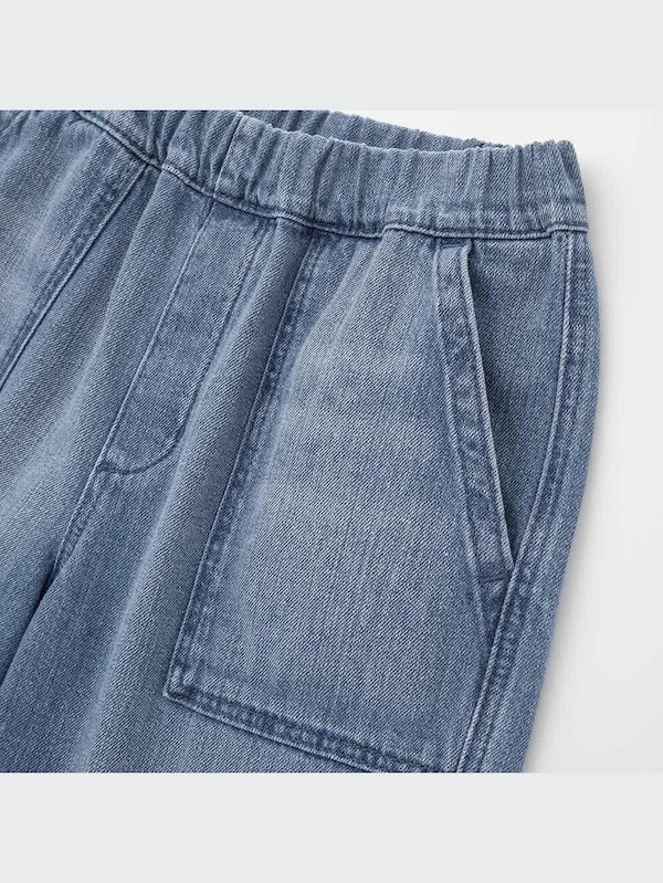 デニムイージーショートパンツ