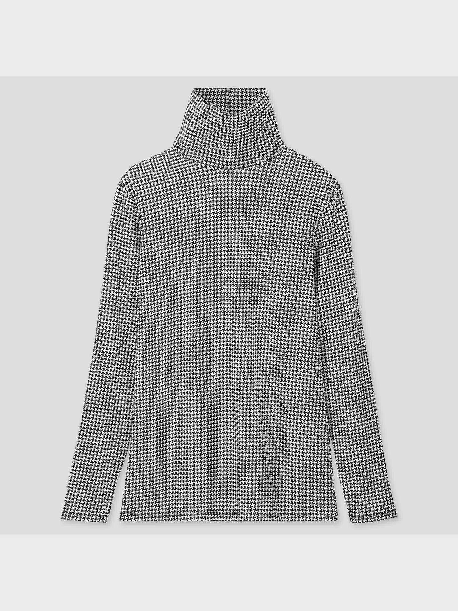UNIQLO - ユニクロヒートテックタートルネックT長袖【女性XXLサイズ】オフ白×黒のボーダー ユニクロ公式 | ヒートテックタートルネックT（ボーダー・長袖）