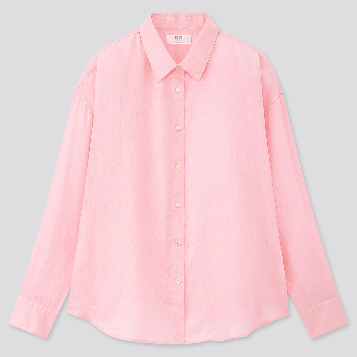 プレミアムリネンシャツ 長袖 Women ユニクロ