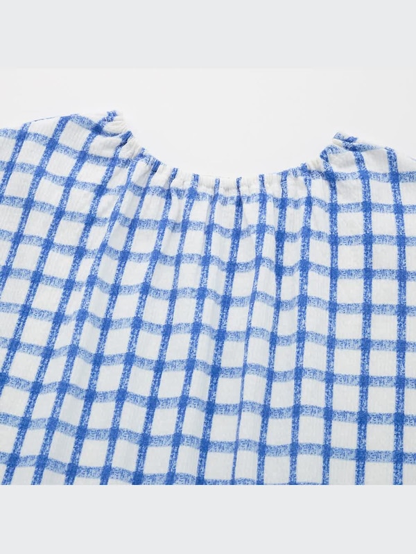 ワンピース（チェック・半袖）