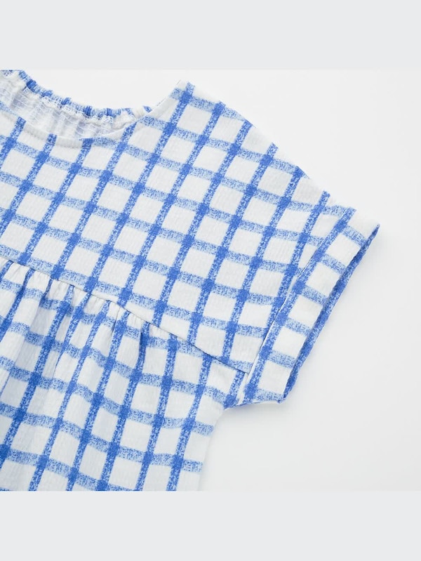 ワンピース（チェック・半袖）