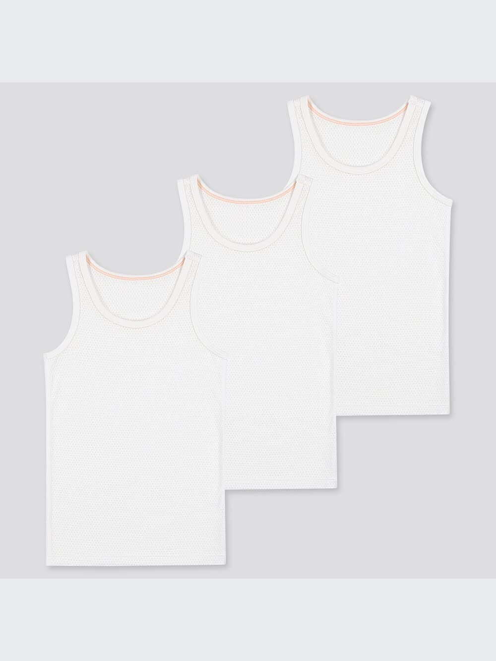 ユニクロ コットンメッシュタンク タンクトップ　110サイズ 1枚 ユニクロ公式 | コットンメッシュタンクトップ⁄2枚組