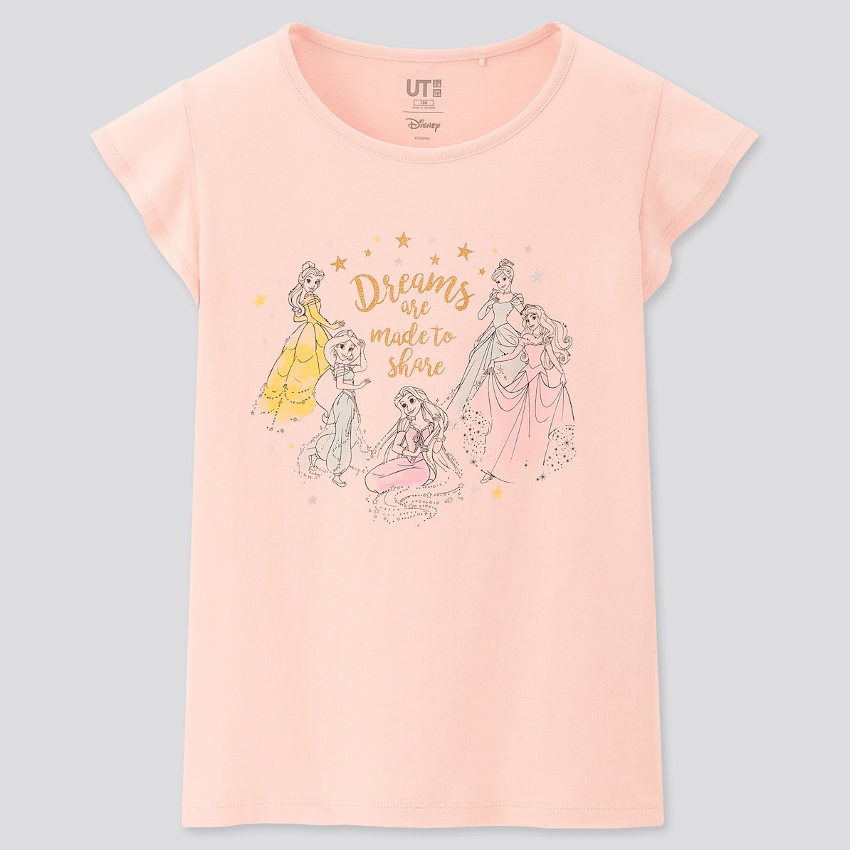 Girls ディズニー ヒロインズ ラブ ドリームズ Ut グラフィックtシャツ 半袖 Kids ユニクロ