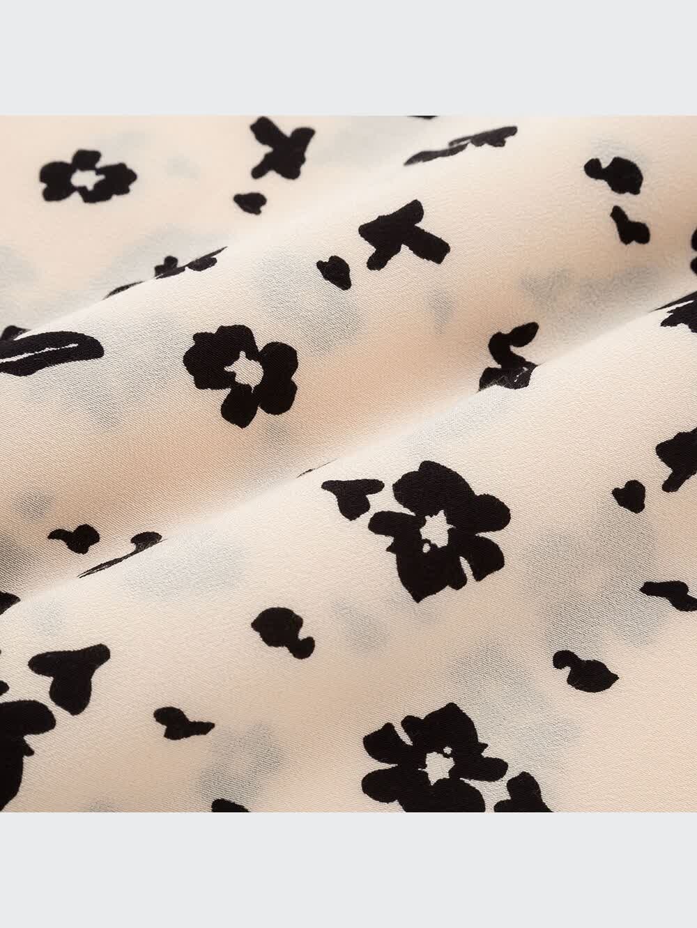 ゆっくりページ ユニクロ公式 | プリントブラウス（7分袖）