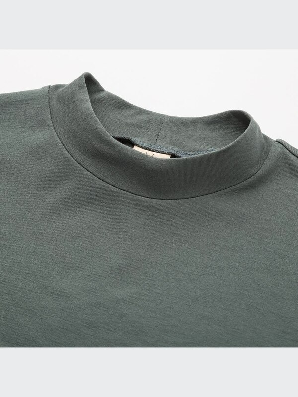 レーヨンクルーネックロングワンピース（ノースリーブ）