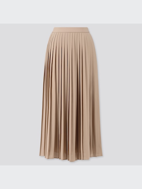 WOMEN'S CHIFFON PLEATED LONG SKIRT UNIQLO PH