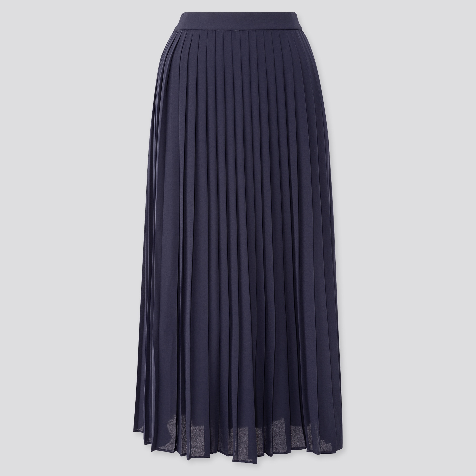 CHIFFON PLEATED LONG SKIRT | UNIQLO 