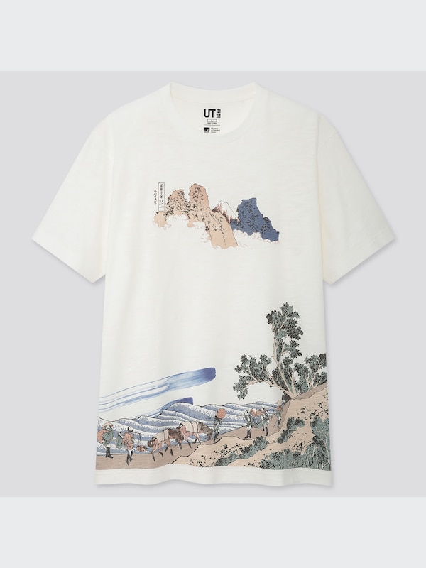 江戸浮世絵 UT 葛飾 北斎（半袖・レギュラーフィット）