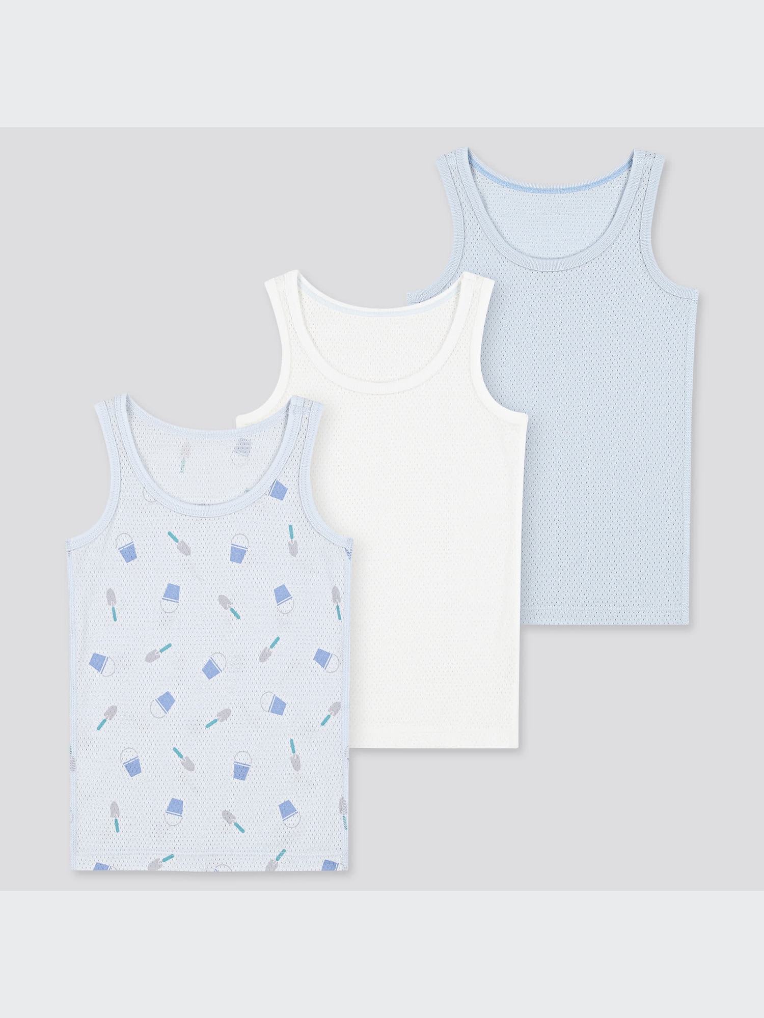 ユニクロ コットンメッシュタンク タンクトップ　110サイズ 1枚 ユニクロ公式 | コットンメッシュタンクトップ⁄2枚組