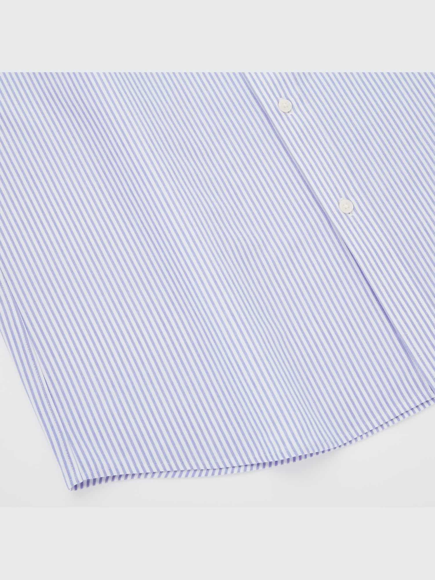 ユニクロ公式 | ファインクロスコンフォートストライプシャツ（ボタン