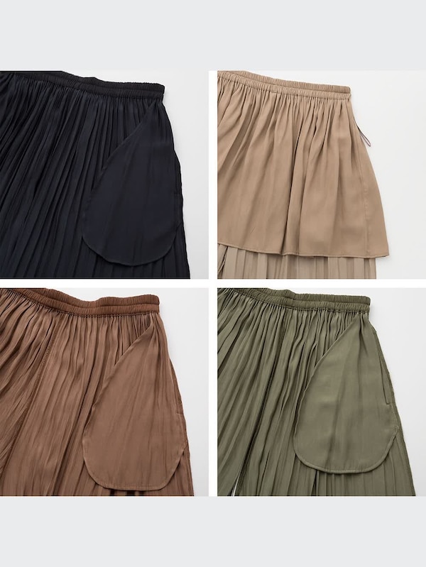プリーツパンツ（丈長め46～50cm）