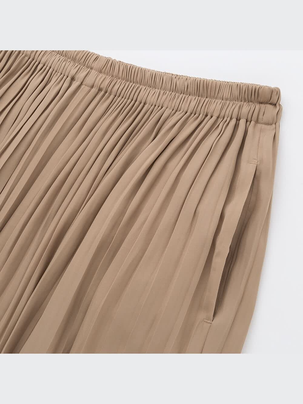 さいさいさい ユニクロ公式 | プリーツパンツ（丈長め46～50cm）