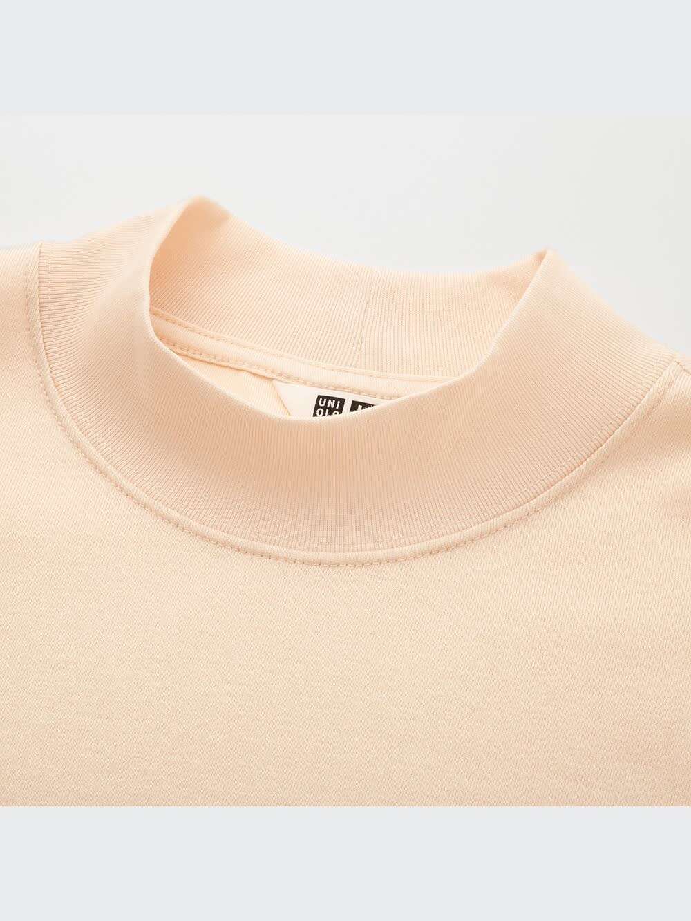 tomo　UNIQLO U モックネック　XL ユニクロ公式 | ブラッシュドジャージーモックネックTシャツ