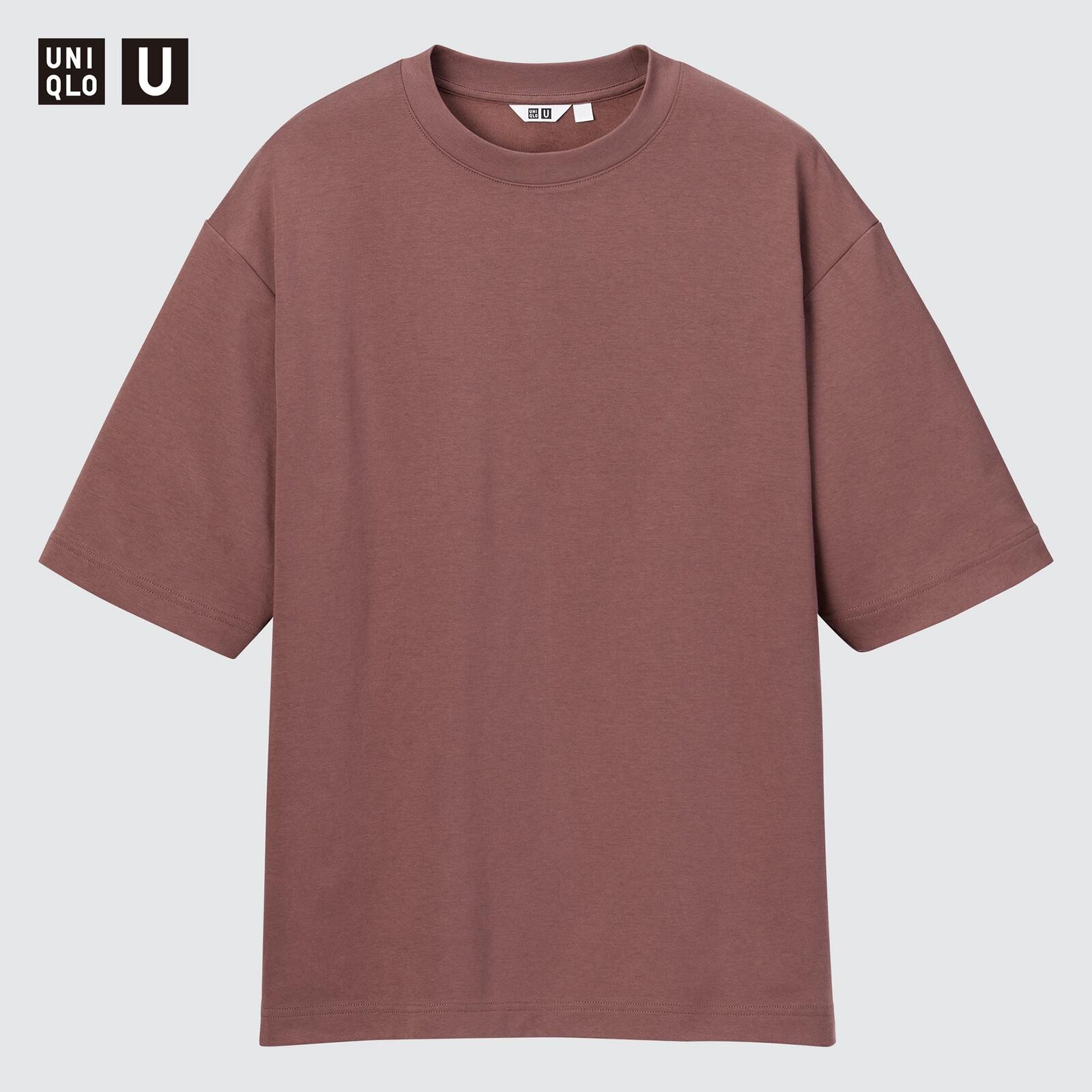 Men S Uniqlo U Airism Cotton Crew Neck Oversized T Shirt Uniqlo Sg