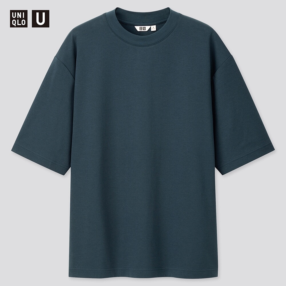 「エアリズムコットンオーバーサイズTシャツ（5分袖）、オーバーサイズシャツ（5分袖）」の着用コーディネート| ユニクロ