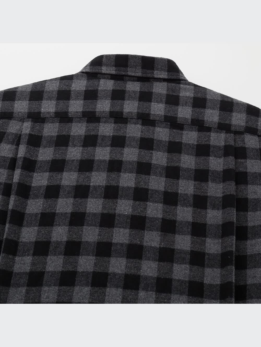 確認用ユニクロチェックシャツ ユニクロ公式 | フランネルチェックシャツ（レギュラーカラー・長袖）