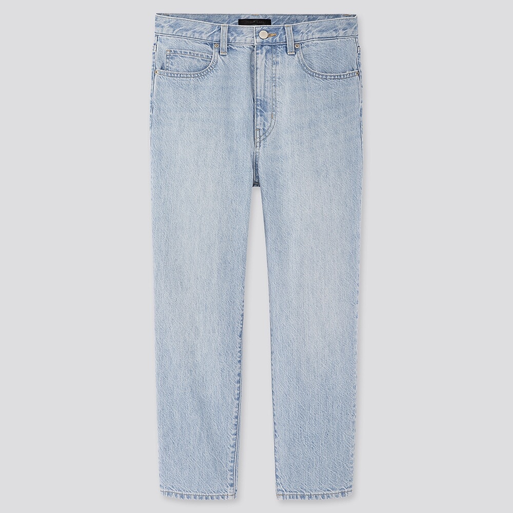 jeans tapered at ankle