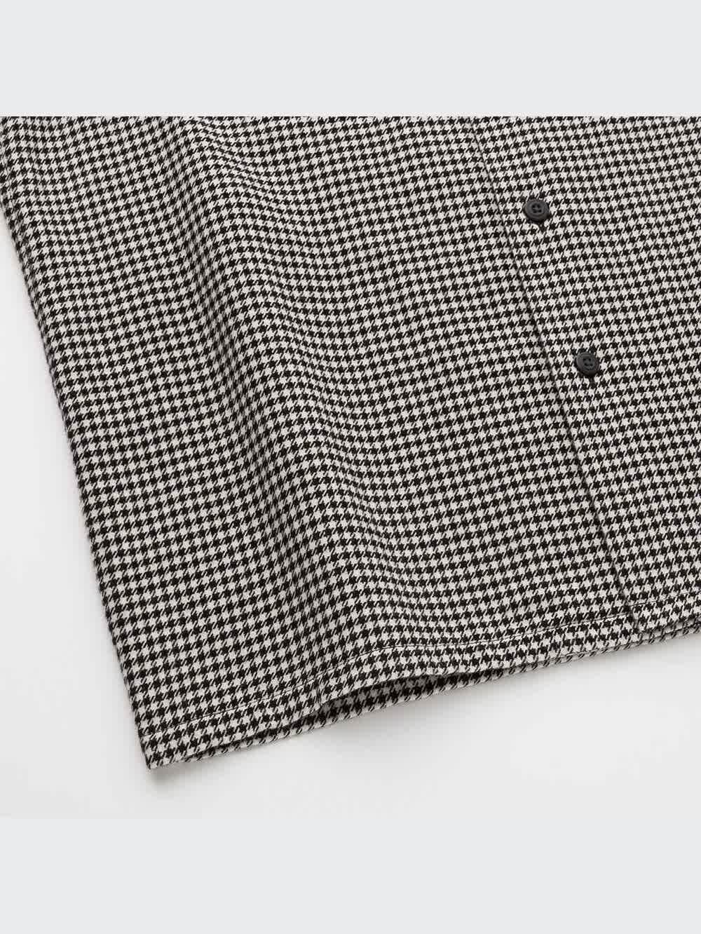 60s フランネルシャツ ブラック グレー オープンカラー 5色展開】「Backers」リネン混 半袖 オープンカラーシャツ