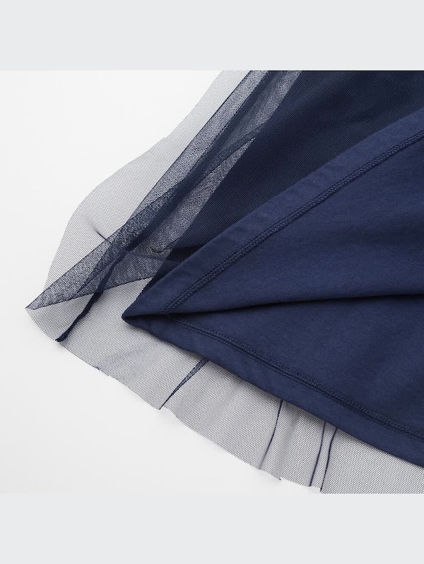 GIRLS チュールワンピース（ノースリーブ）