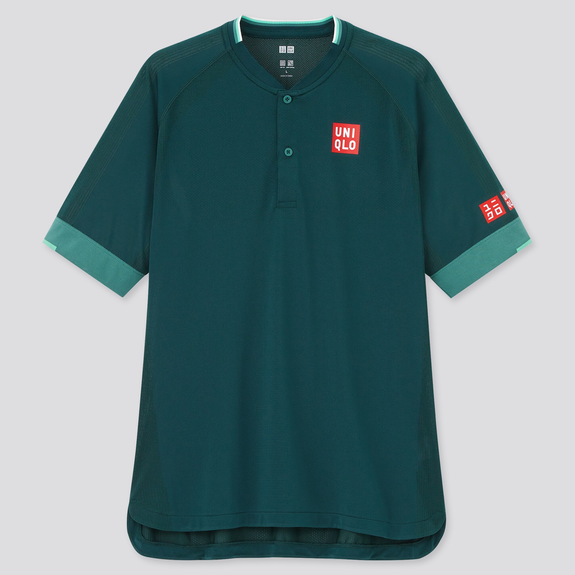 UNIQLO ユニクロ デザイン半袖ポロシャツ DRY EX XLサイズ