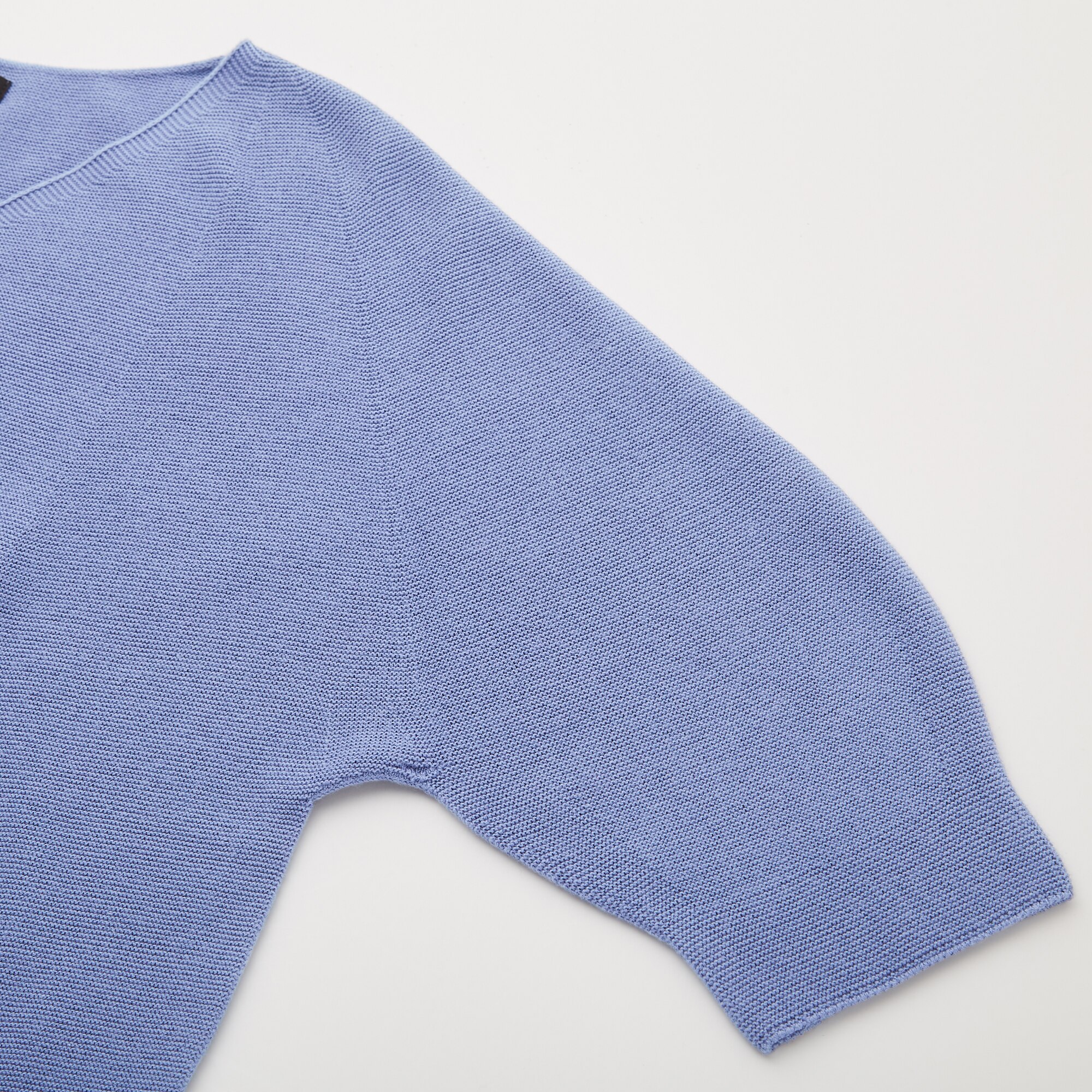 V NECK PUFF HALF SLEEVE SWEATER | UNIQLO PH