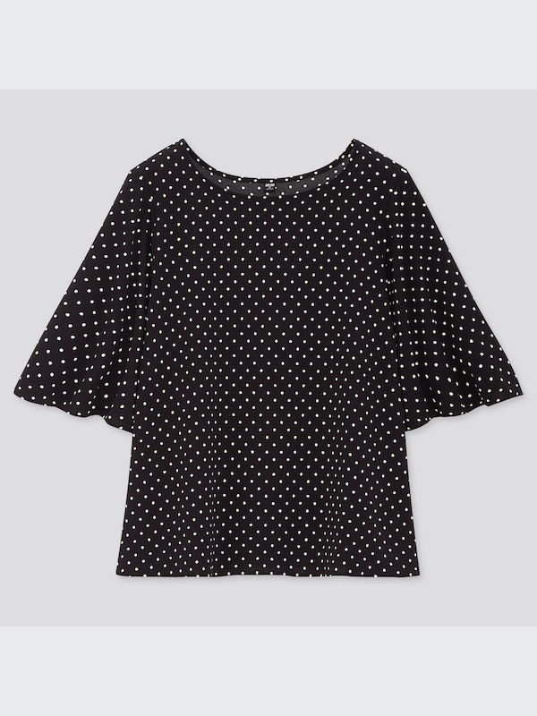 Joy of PrintクレープジャージーT（ドット・5分袖）