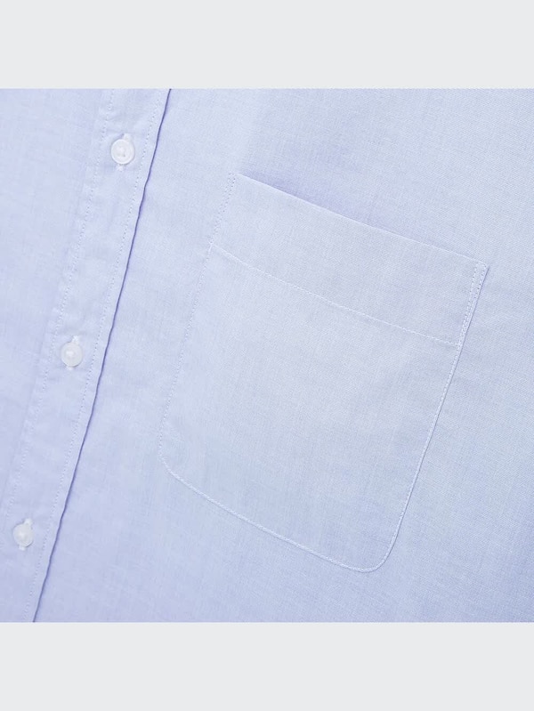 Kemeja Broadcloth Extra Fine Cotton Kerah Tegak (Pdk)