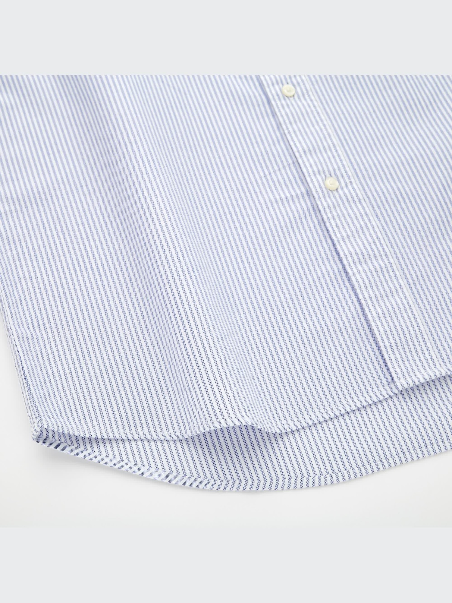 ユニクロ公式 | オックスフォードストライプシャツ（ボタンダウン