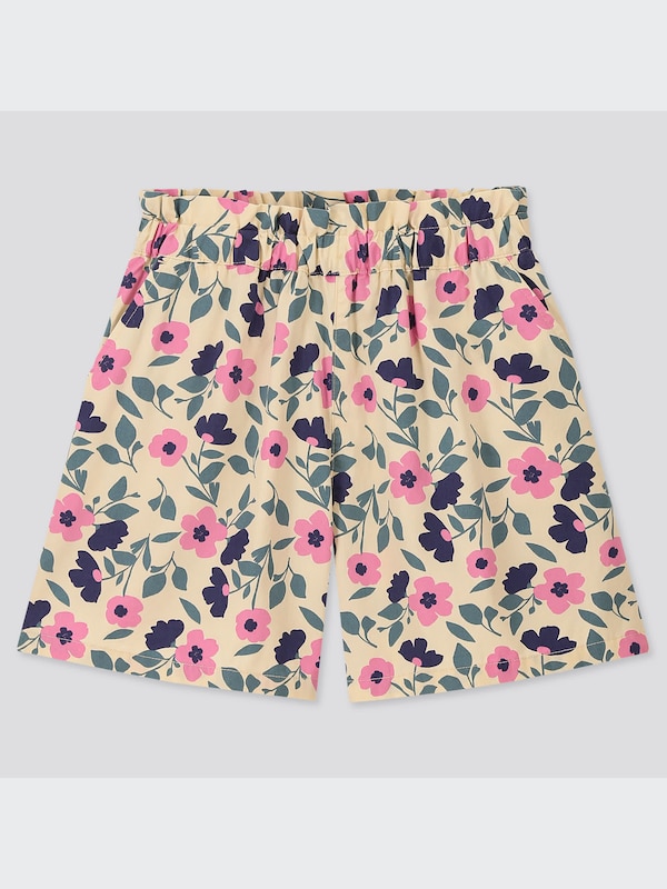 GIRLS イージーショートパンツ（フラワー）