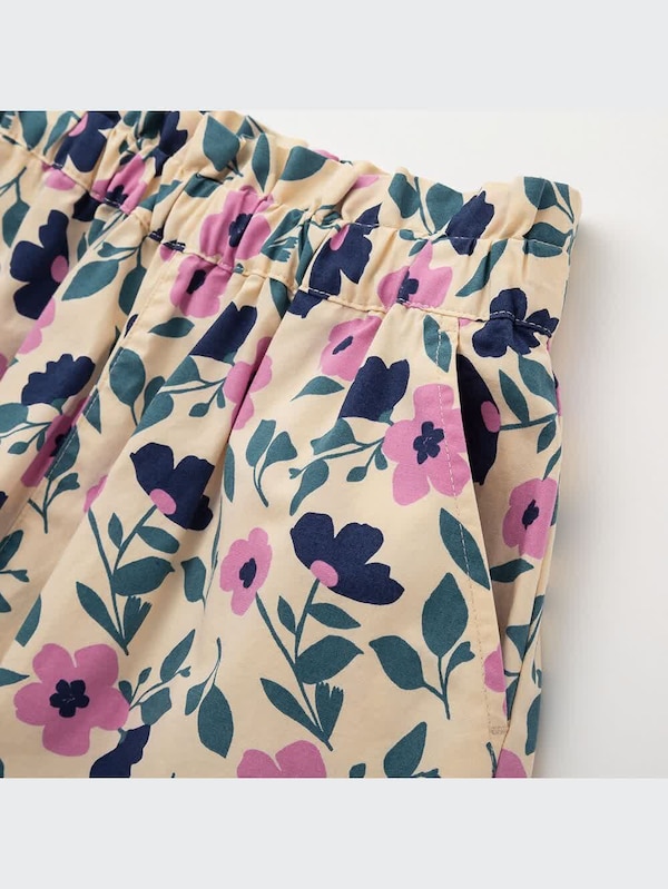 GIRLS イージーショートパンツ（フラワー）