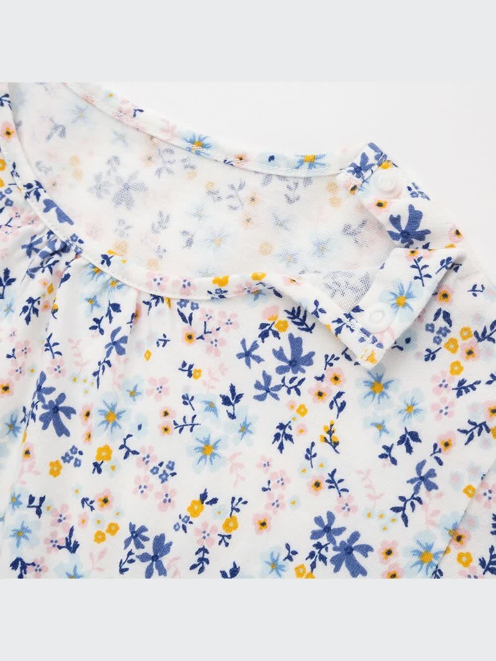 ユニクロ公式 | クルーネックT（フラワー・長袖）