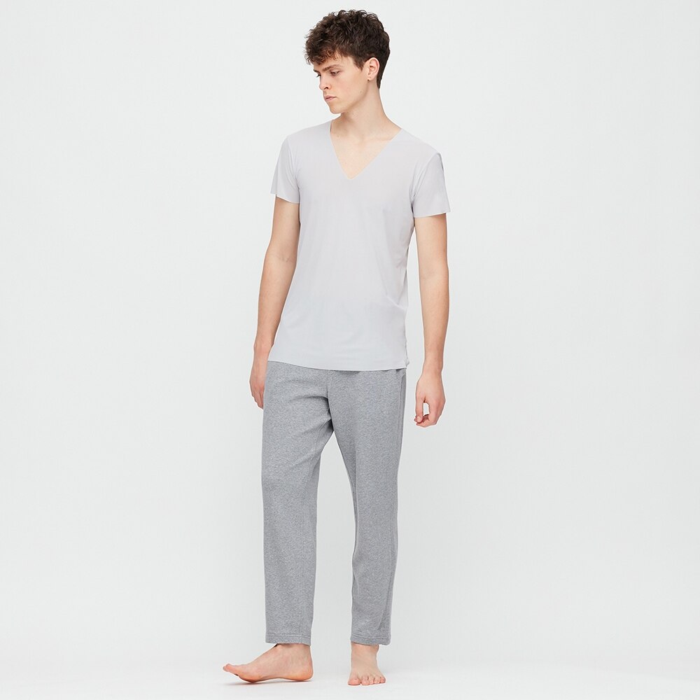 エアリズムシームレスvネックt 半袖 Men ユニクロ