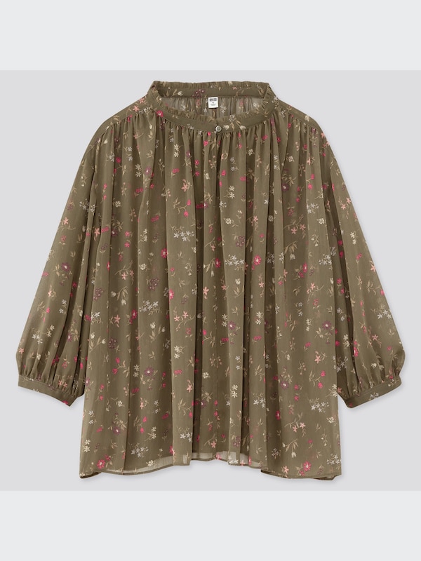 uniqlo joy of print chiffon dress UNIQLO()Joy of Print7